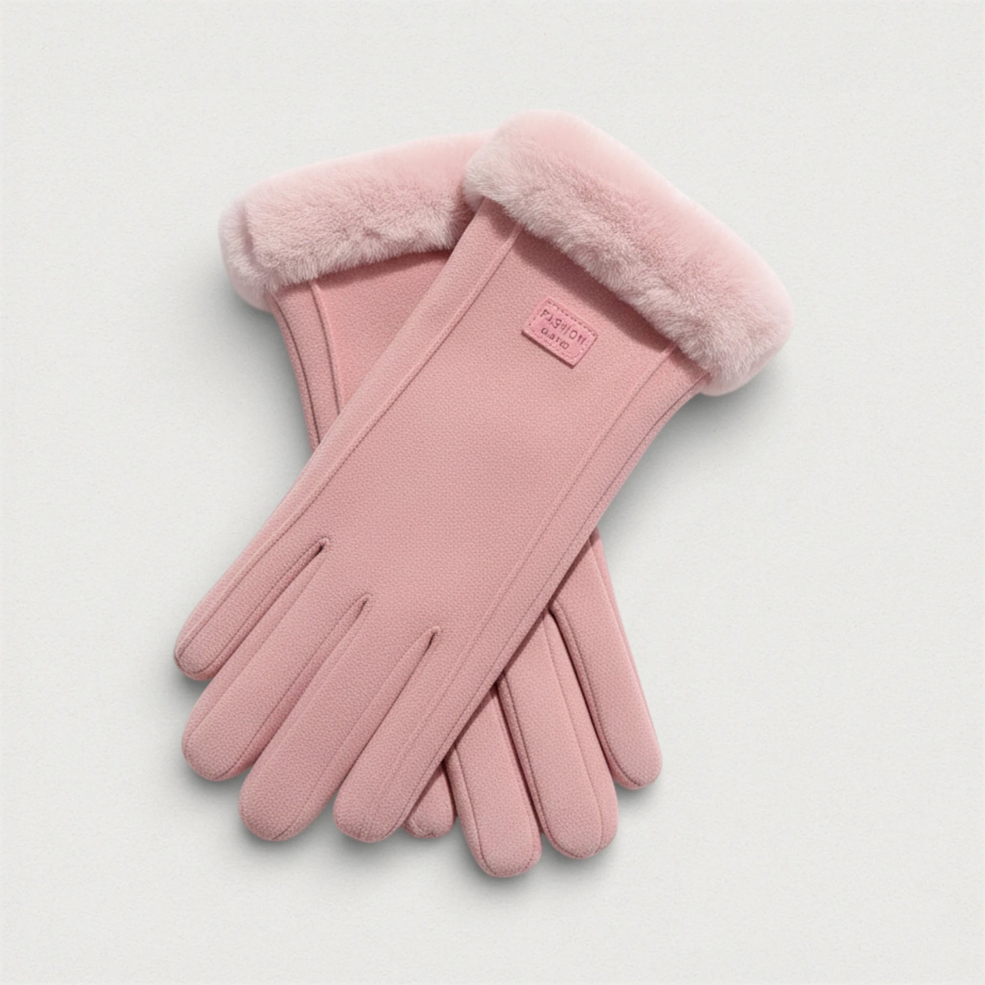 Gants femme d’hiver chauds rose
